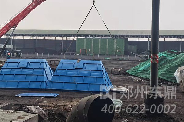 山西應(yīng)縣煤泥烘干機(jī)施工現(xiàn)場實拍